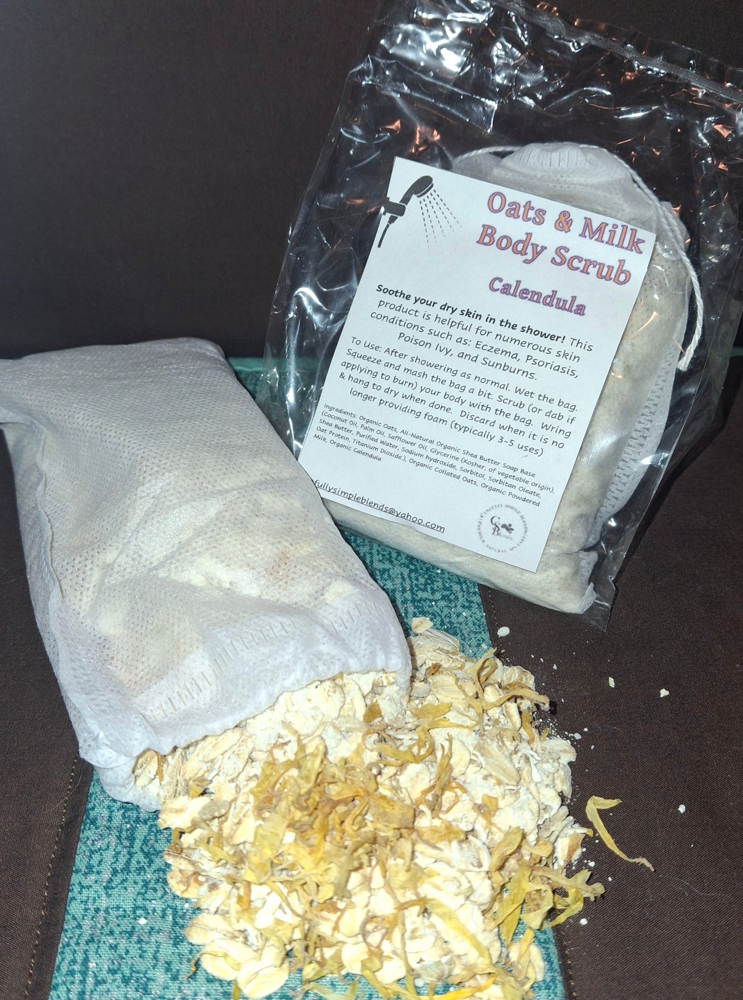 Oats and Milk Shower Scrub