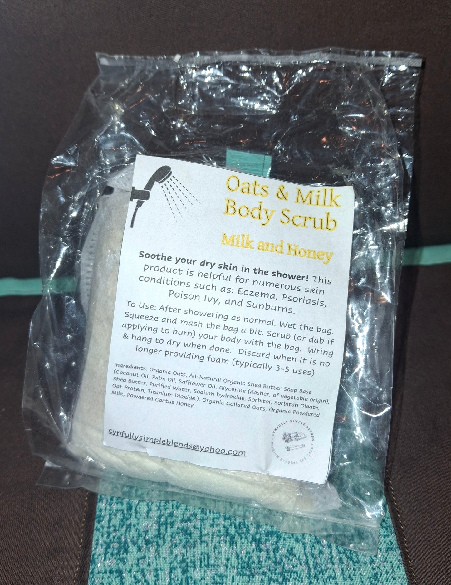 Oats and Milk Shower Scrub