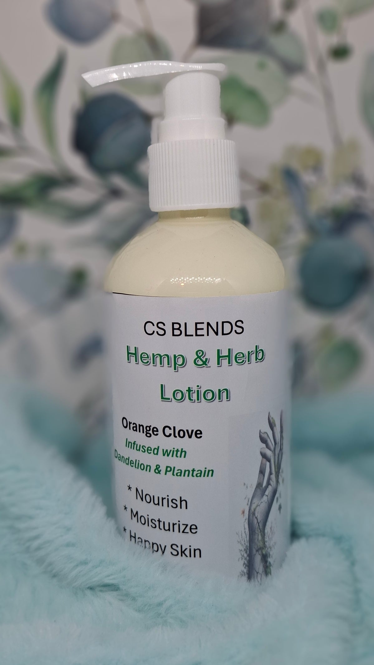 Hemp & Herb Body Lotion - Dandelion, Plantain, and Hemp Seed Oil