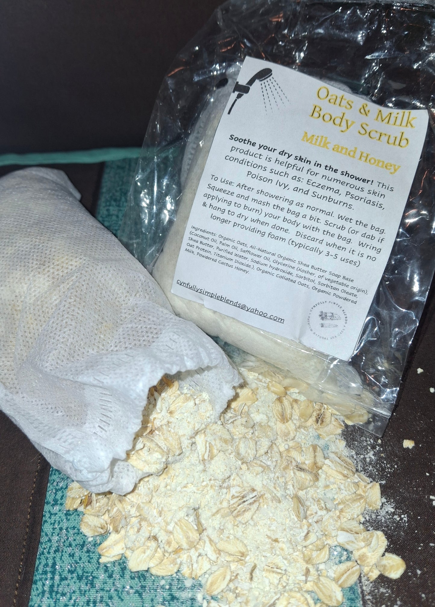 Oats and Milk Shower Scrub