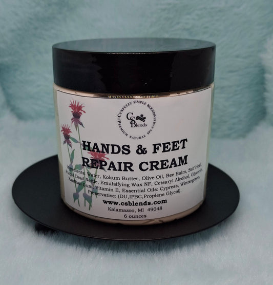 Hands and Feet; Intensive Herbal Infused Hand and Foot Cream