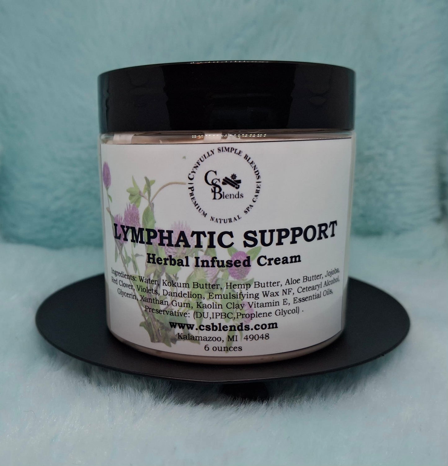 Lymphatic Body Cream. Herbal Lymphatic Support | Dandelion * Violet * Red Clover * Calendula