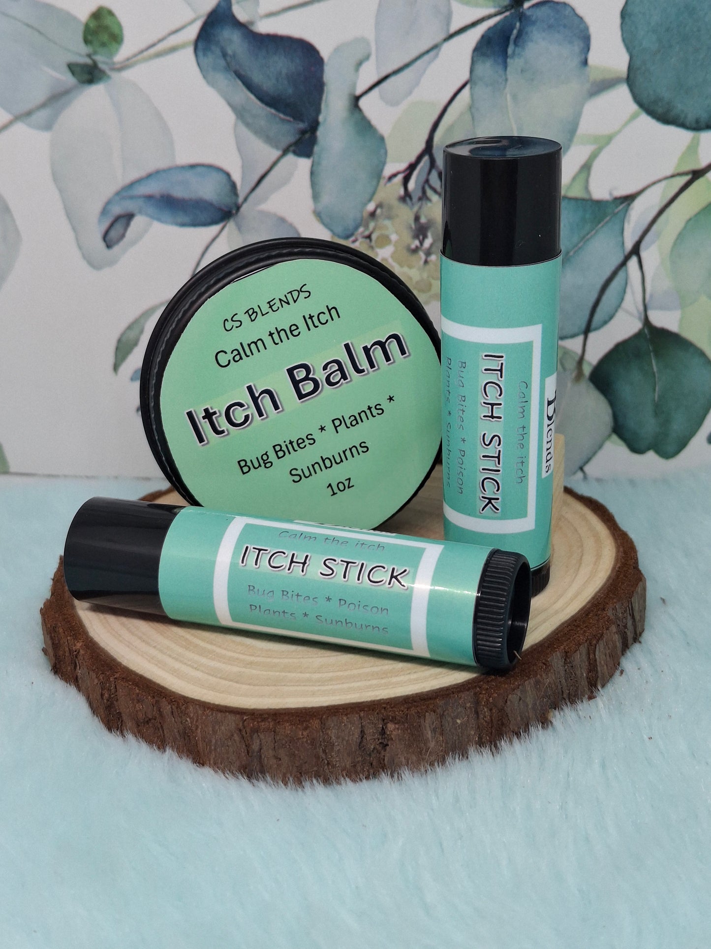 Itch Relief Balm or Stick - Chickweed, Plantain, Peppermint