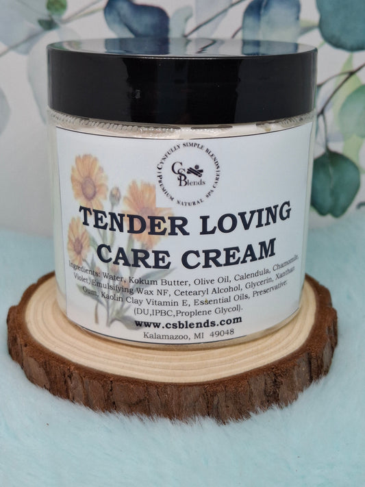 "Tender Loving Care" Family Cream - Gentle Herbal Moisture for All Ages & Sensitive Skin