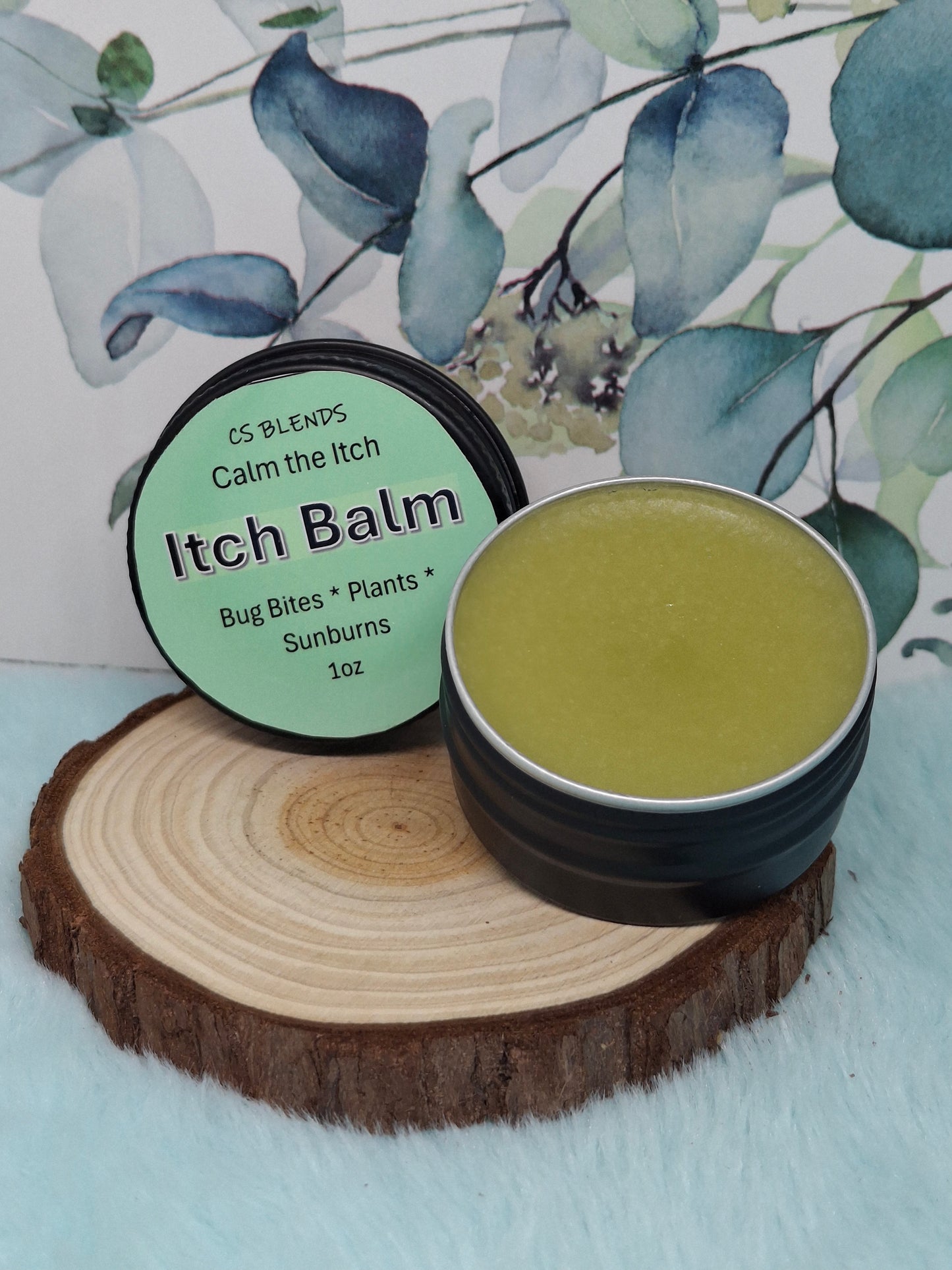 Itch Relief Balm or Stick - Chickweed, Plantain, Peppermint
