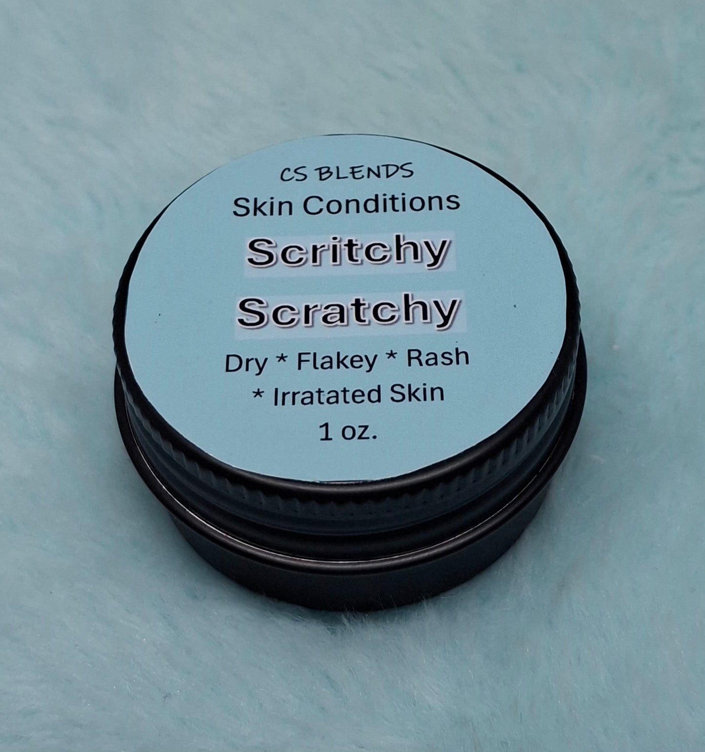 "Scritchy Scratchy" Herbal Itch relief Balm for Dry, Irritated, and Sensitive Skin - Violets, Dandelion, Chickweed