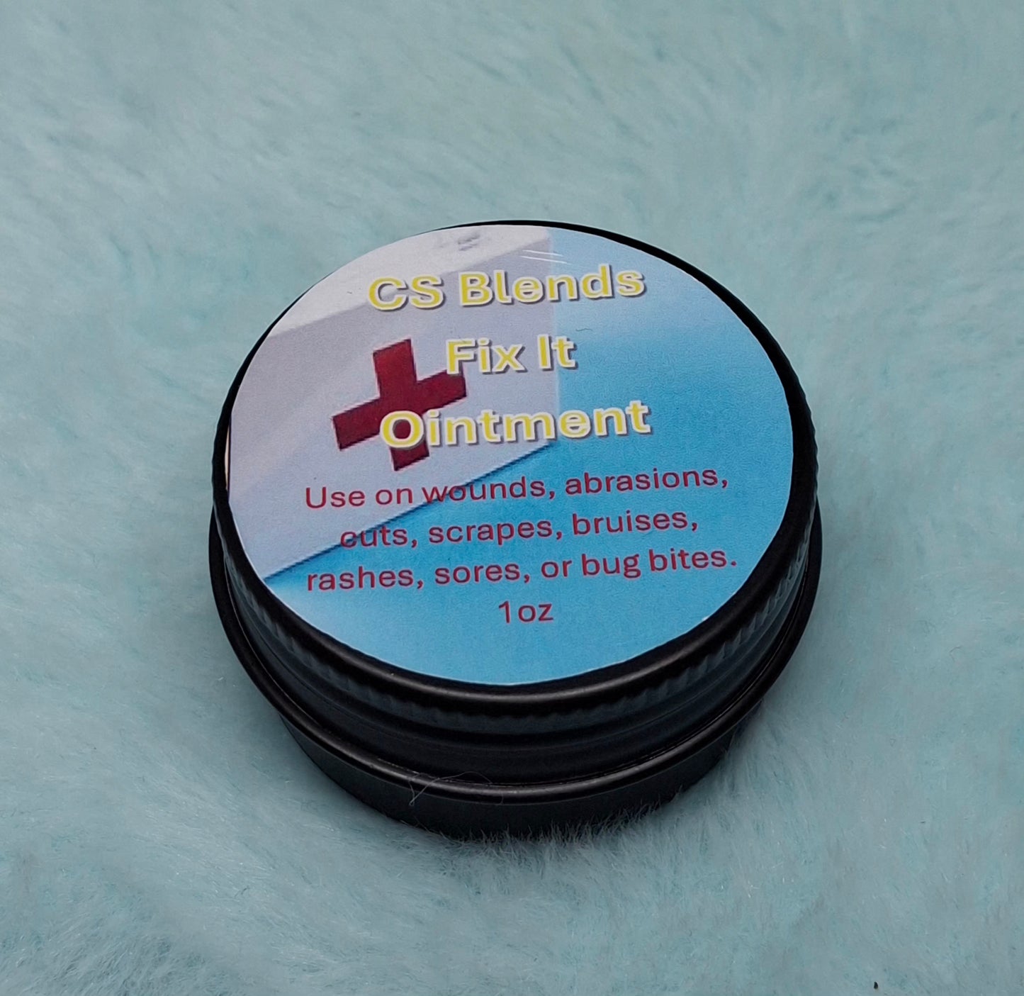 "Fix It" Herbal First Aid Balm For Scrapes and Cuts - Yarrow, Self Heal